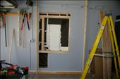 4-27-07 Garge Workshop - Installing Window (8)